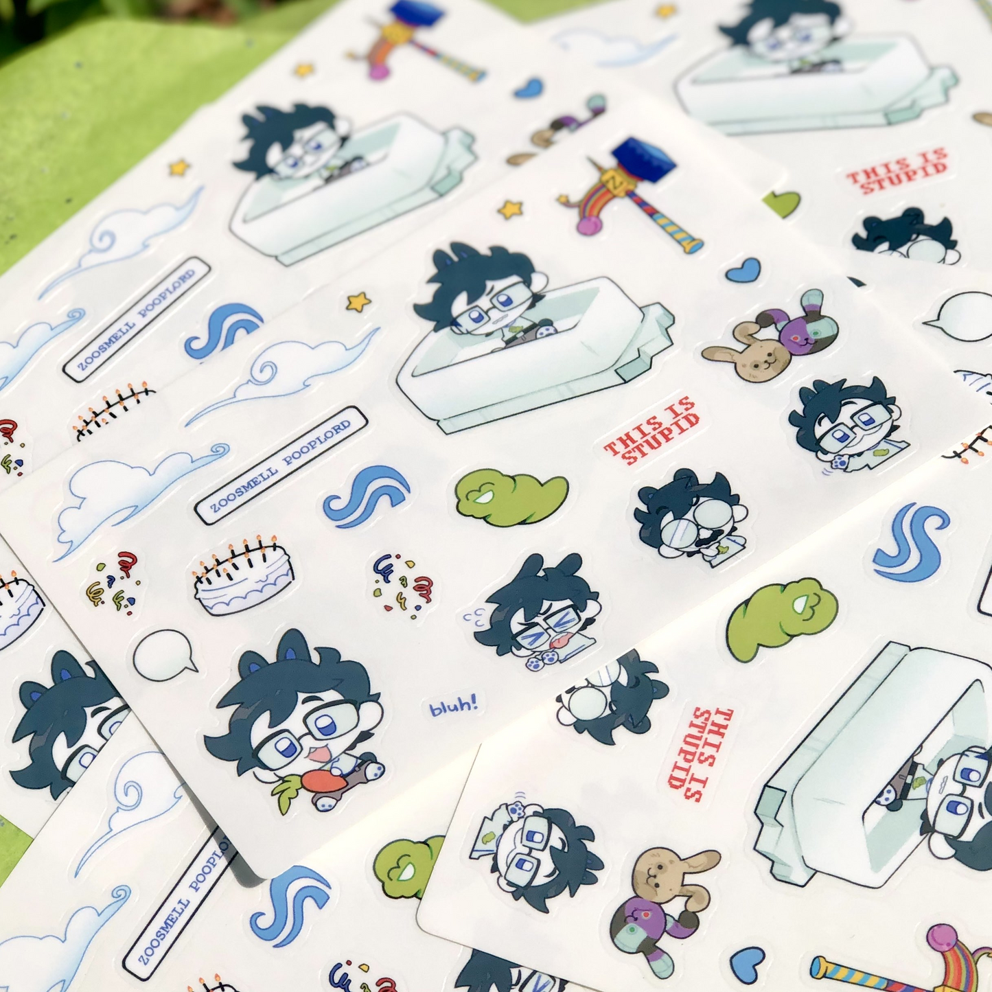 HOMESTUCK Egbun Sticker Sheet