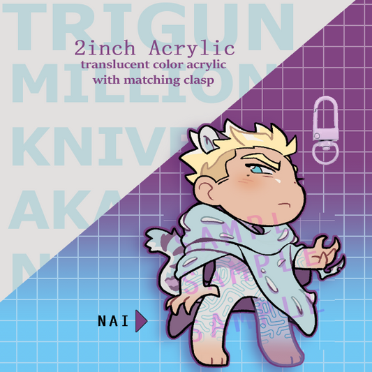 TRIGUN 2" Acrylic Charms