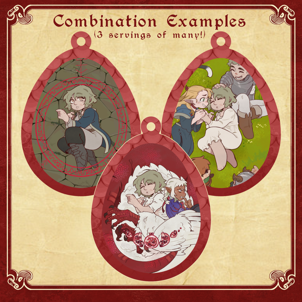 DUNGEON MESHI Falin Dungeon Egg Changing Charm