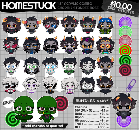 [PREORDER] HOMESTUCK 1.5" Gummie Acrylics Standees