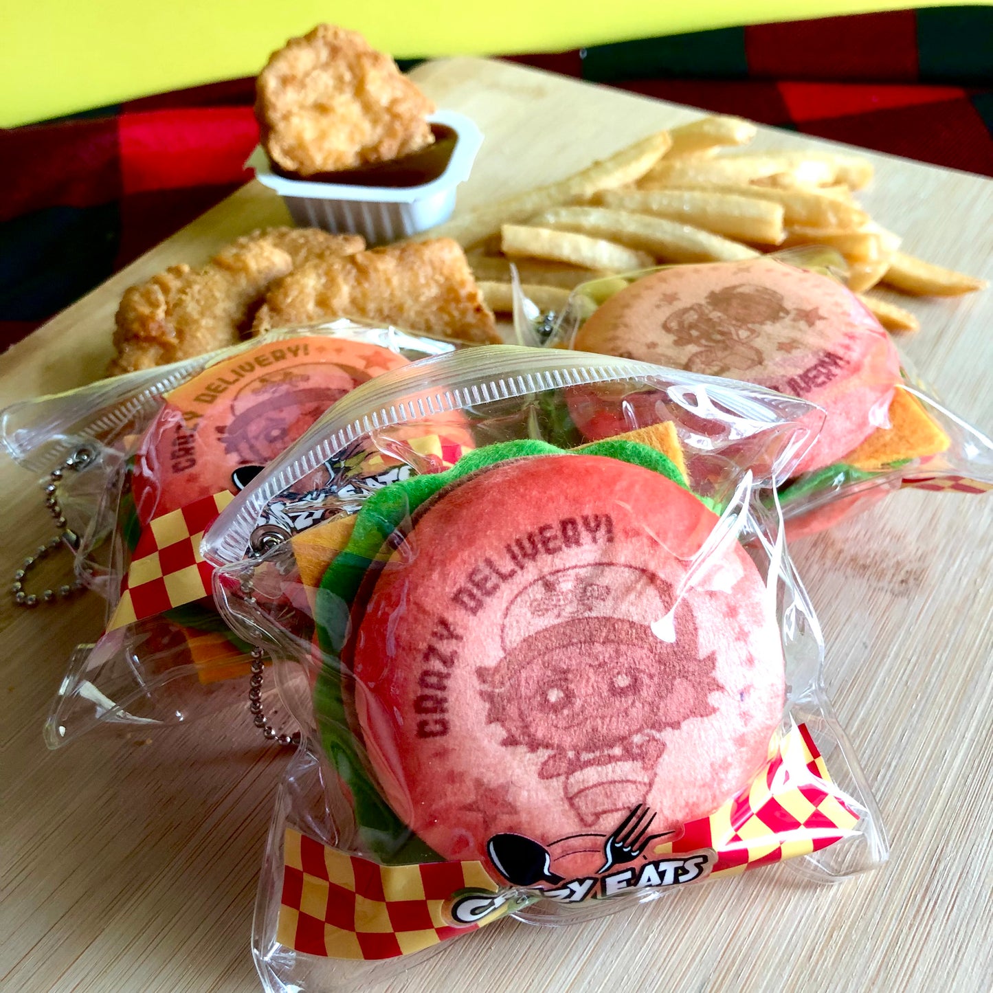 YAKUZA Crazy Eats Minky Burger Button