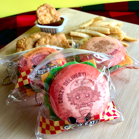 YAKUZA Crazy Eats Minky Burger Button