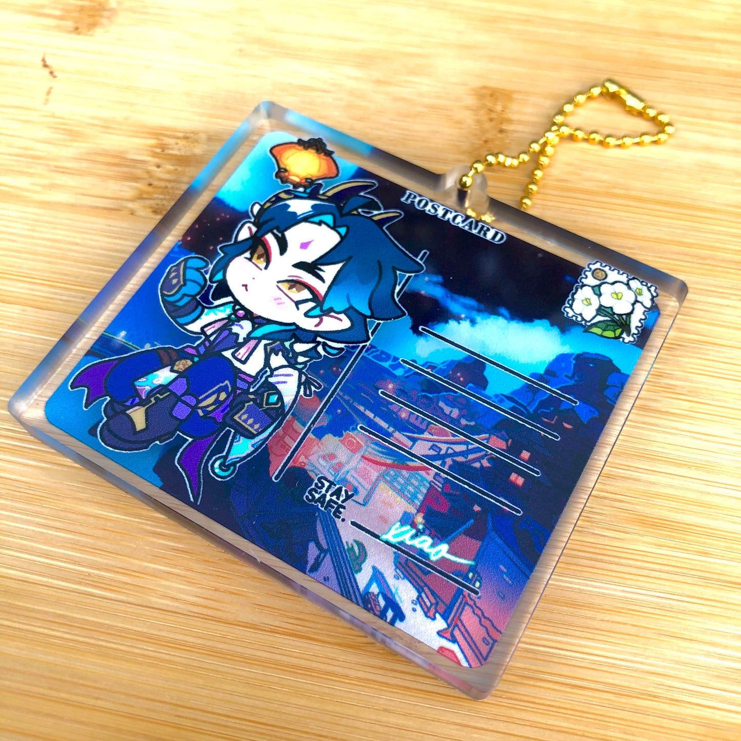 GENSHIN IMPACT 3" 3D 4NEMO Post Card Charms