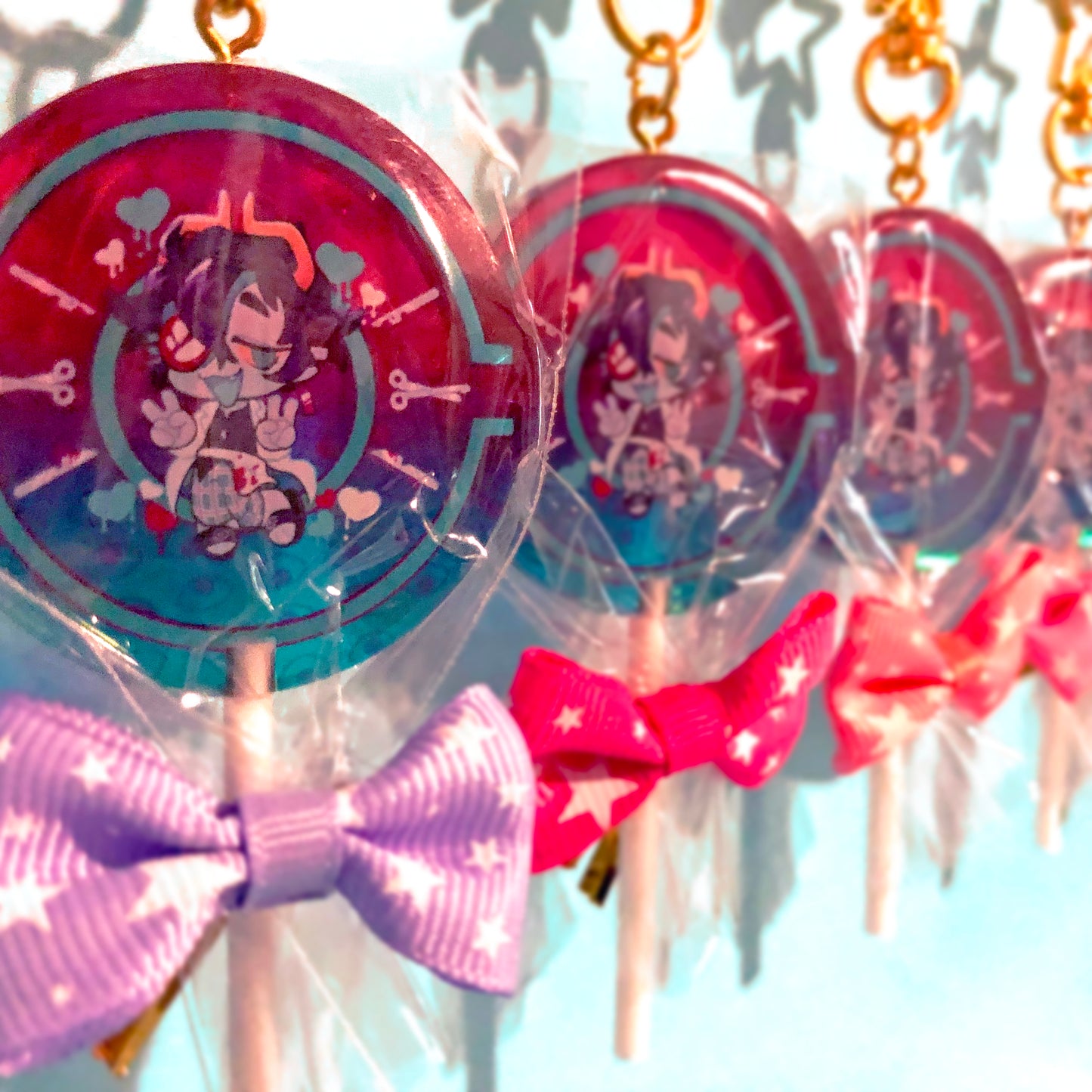 OC 2" Pyrroh Acrylic Lollipop Charm