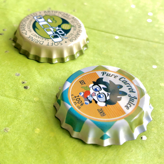 HOMESTUCK Egbun / Ectoslime Bottlecap Buttons