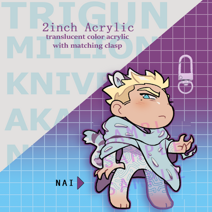 TRIGUN 2" Acrylic Charms