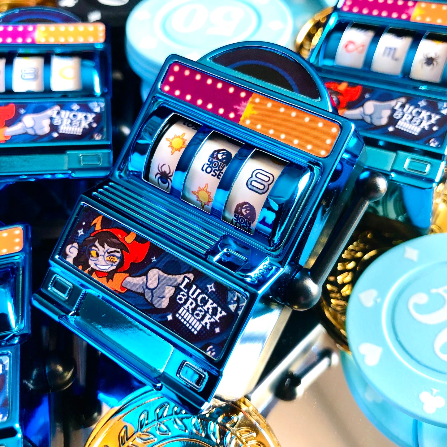 HOMESTUCK Vriska Slot Machine Charm